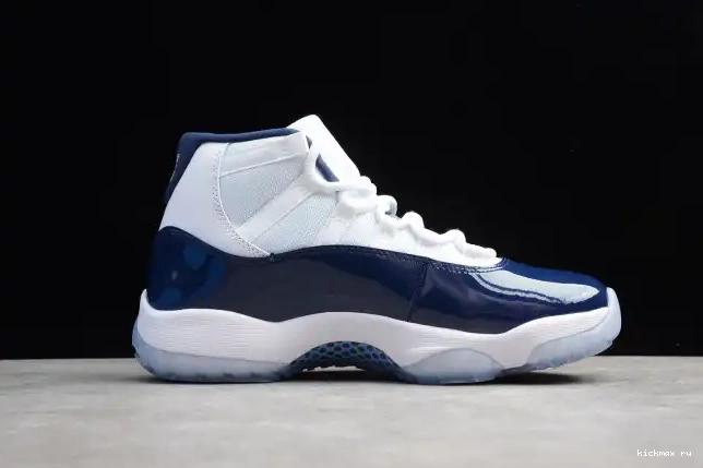 Cheap MAX Jordan 11 378037-123 Retro Air Navy Midnight 0413